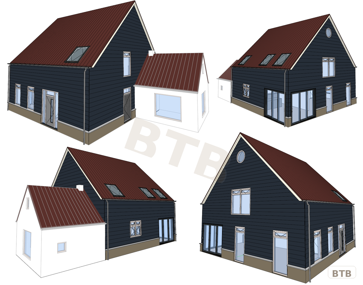 Nieuwbouw woonboerderij — Tinte